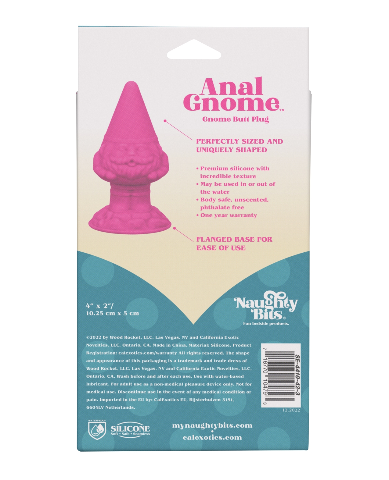 Naughty Bits Anal Gnome Gnome Butt Plug By California Exotic Novelties