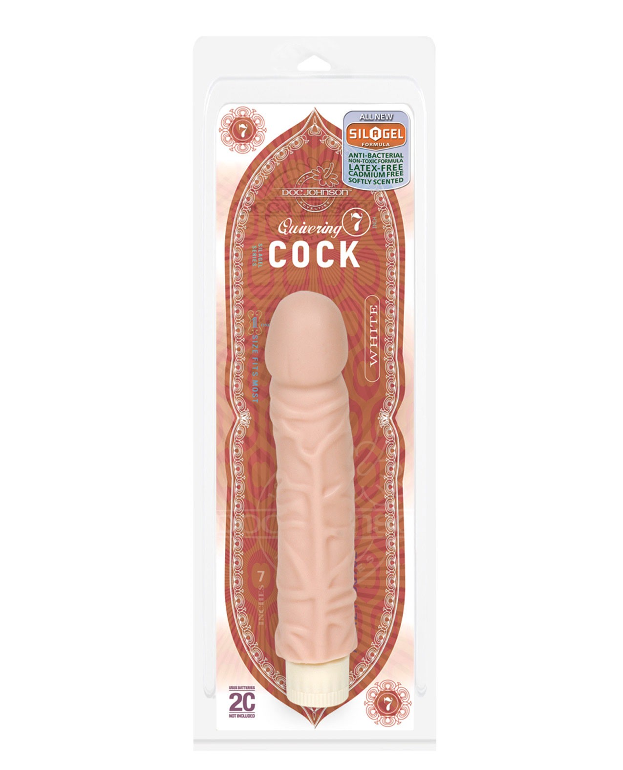 Quivering Cock 7 Vibe White By Doc Johnson Cupid S Lingerie