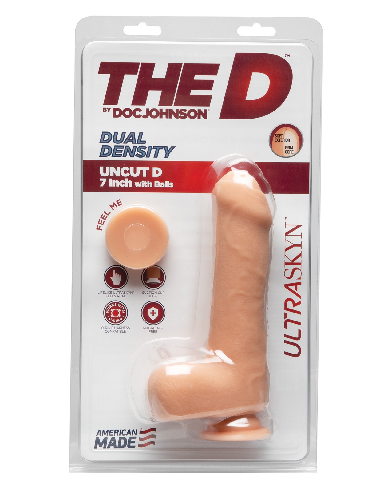 The D Uncut D W Balls Vanilla By Doc Johnson Cupid S Lingerie