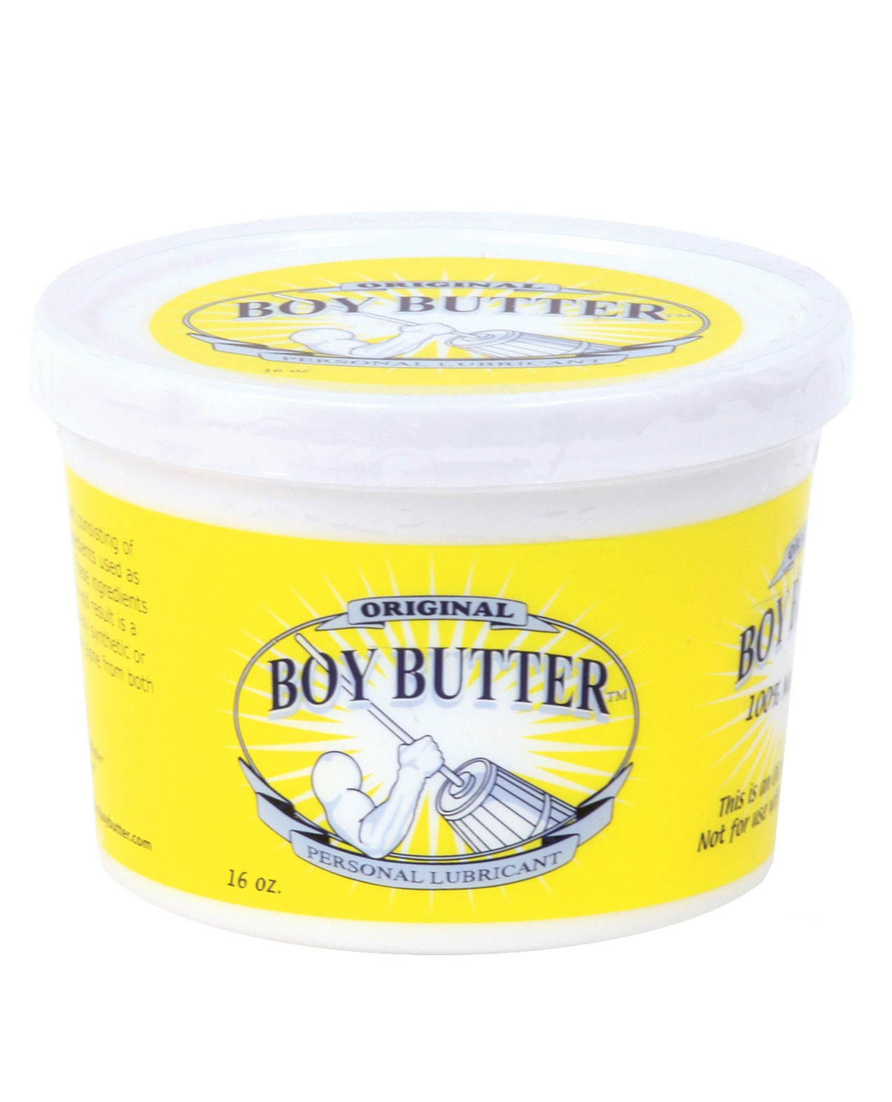 Boy Butter H2O 16 oz  Premium Water-Based Lubricant for Men