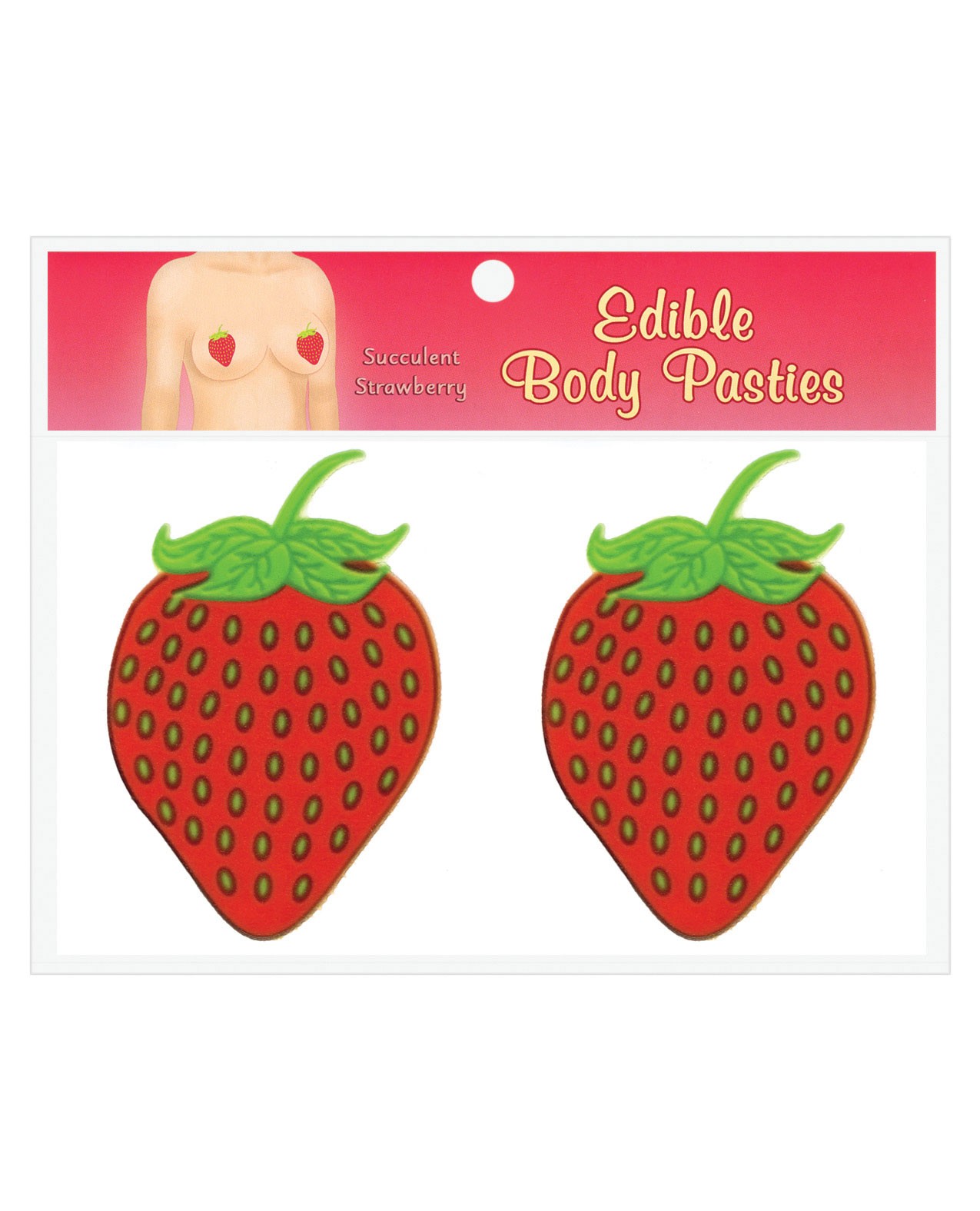 Edible Crotchless Gummy Panty - Strawberry 