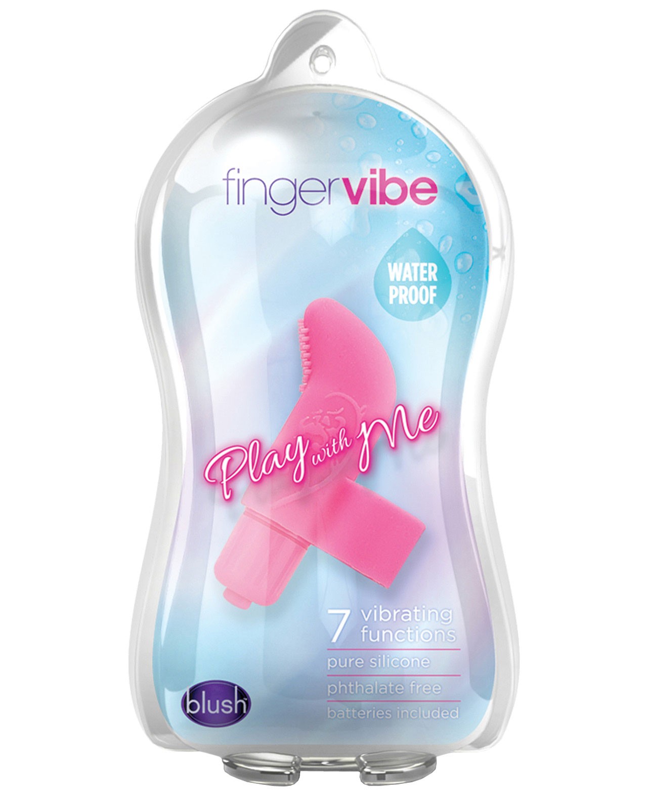 Blush Play With Me Finger Vibe Pink By Blush Novelties Cupids Lingerie 5594